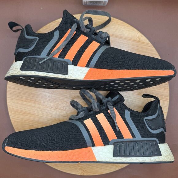 adidas Black and Orange Athletic Shoes - Picture 4 of 10